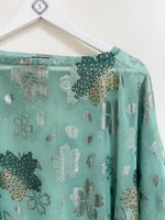 Mint green kaftan