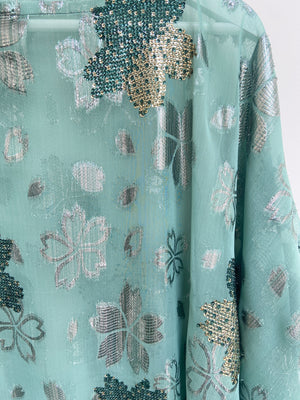 Mint green kaftan