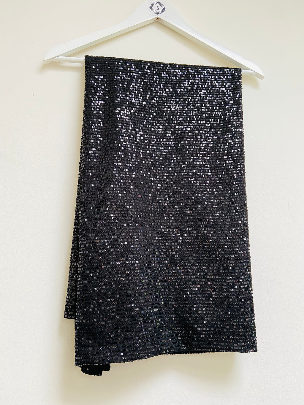 Black Sequin Dupatta