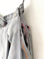 Grey organza skirt